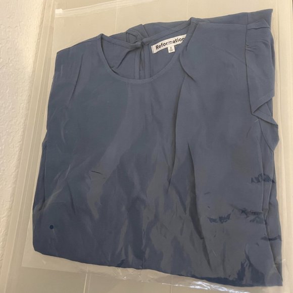 Reformation Gavin Dress in Morning Glory - Picture 10 of 14